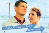 Helmut Münster & Sohn Elektroanlagen, Messeplakat sticht ins Auge